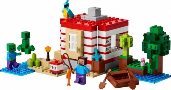 LEGO Klocki Minecraft 21275 Dom TNT w dżungli