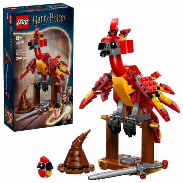 LEGO Klocki Harry Potter 76448 Fawkes: feniks Dumbledore&#039;a