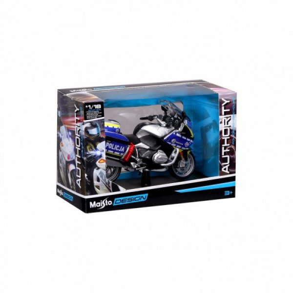Maisto Model metalowy Motocykl Polska Policja 1/18