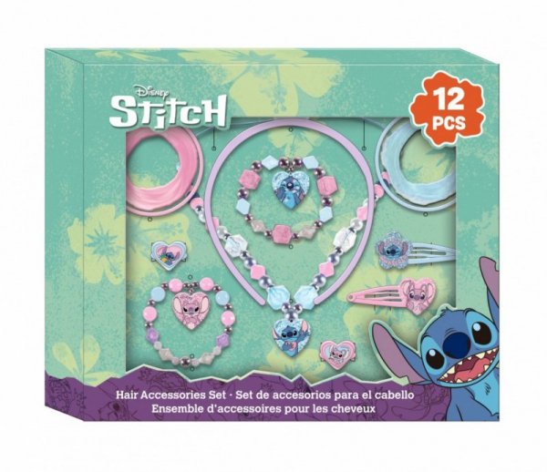 Kids Euroswan Zestaw biżuterii i akcesoriów do włosów Stitch