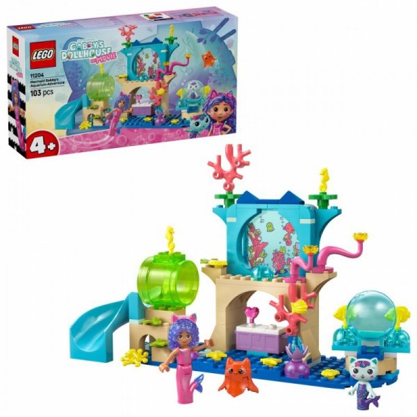 LEGO Klocki Koci Domek Gabi 11204 Podwodna przygoda syrenki Gabi