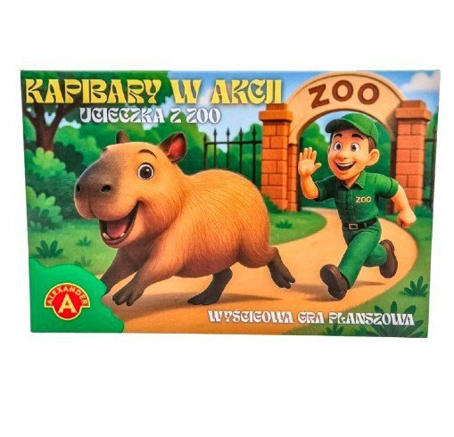 Alexander Gra Rodzinna gra planszowa Kapibary w akcji - Ucieczka z zoo