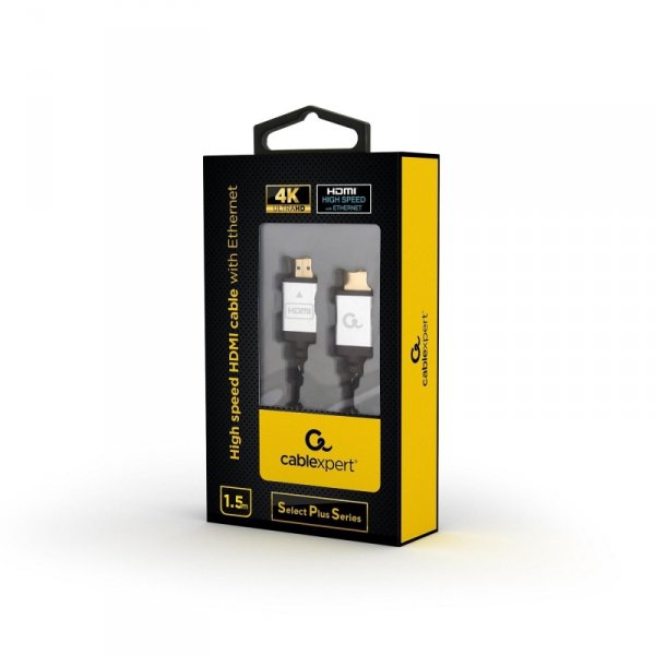 Kabel HDMI-HDMI M/M High Speed v1.4 4K UHD Ethernet seria &quot;Select Plus&quot; Gembird (1,5 m)