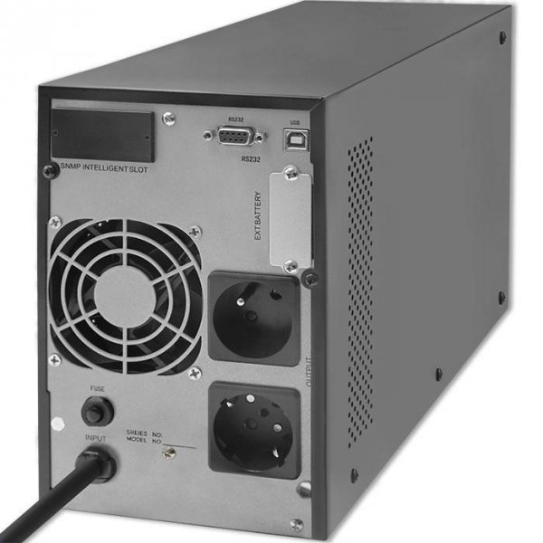 Zasilacz awaryjny UPS Qoltec Pure Sine Wave LCD 2000VA 1600W