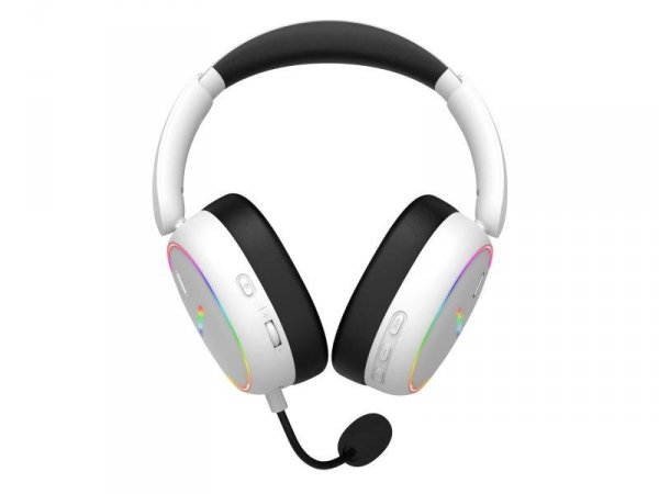 Słuchawki dla graczy Hator Phoenix 2 Wireless bezprzewodowe białe