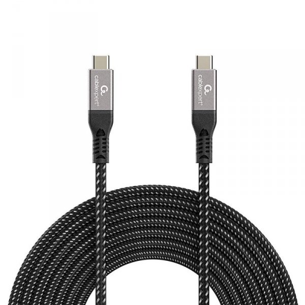 Kabel USB 4 typu C Power Delivery (PD) do ładowania i transmisji danych 1.5 m czarny Gembird