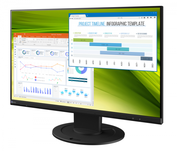 EIZO FlexScan EV2360-BK - monitor 22,5&quot;, 1920 x 1200, WUXGA, 16:10,(czarny)