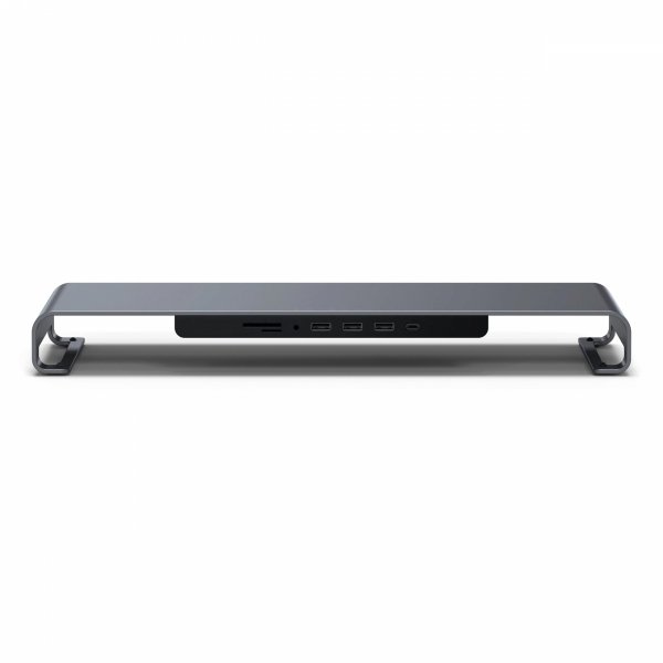 Satechi USB-C Monitor Stand Hub XL - podstawka i hub do monitorów (USB-C 5Gbps, USB-A 3.0 5Gbps, czytnik kart micro/SD 104MB/S, 