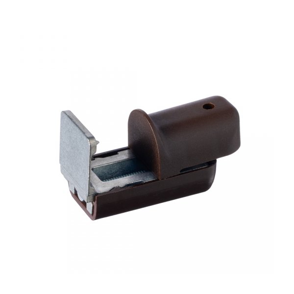 Bezinwazyjne mocowanie do żyłki żaluzji brązowe