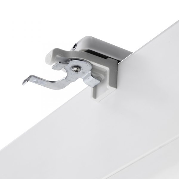 Bezinwazyjny uchwyt do zamocowania żaluzji z rynną 25mm na ramie okna