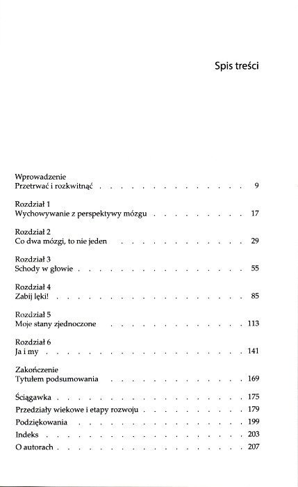 Zintegrowany mózg zintegrowane dziecko