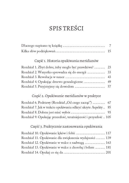Opukiwanie meridianów