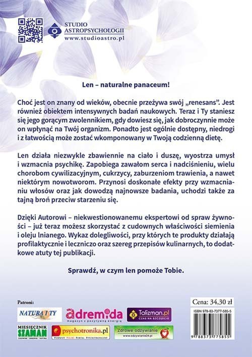 Cud oleju lnianego Źródło zdrowia i witalności