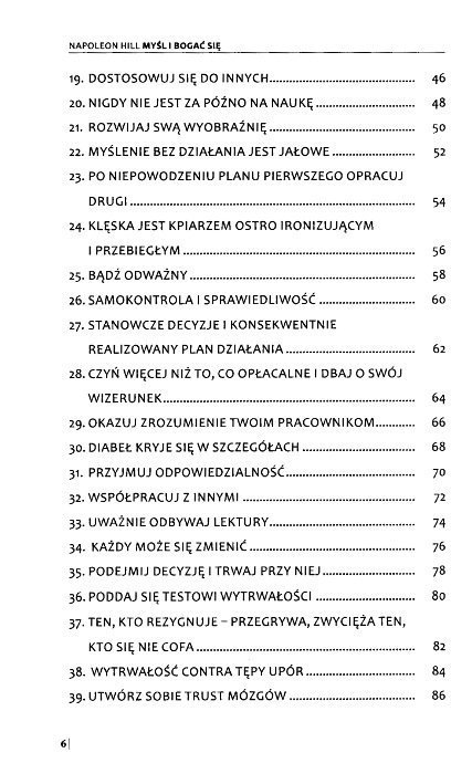 Napoleon Hill Myśl i bogać się