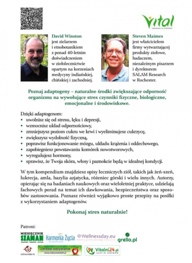 Adaptogeny od A do Z Naturalny sposób na odprężenie, wytrzymałość i odporność