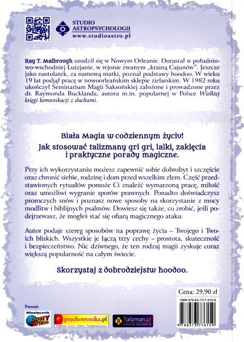 Amulety, zaklęcia i rytuały białej magii. Haitańskie hoodoo