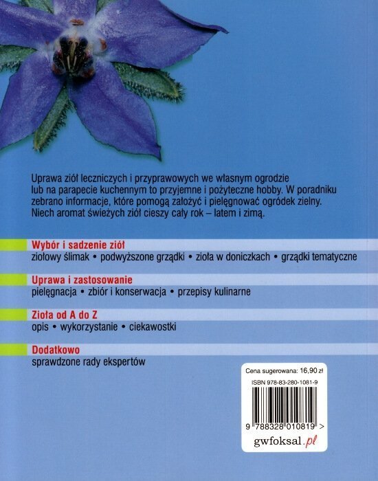 Zioła uprawa zbiór zastosownie