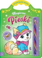 Magiczne pieski. Kolorowanka z naklejkami