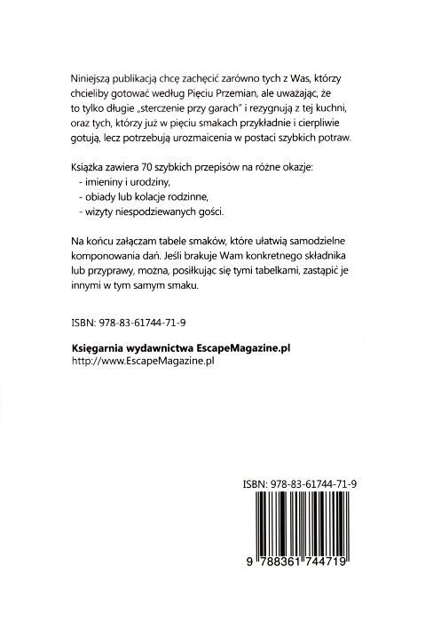 Szybkie Pięć Przemian na różne okazje