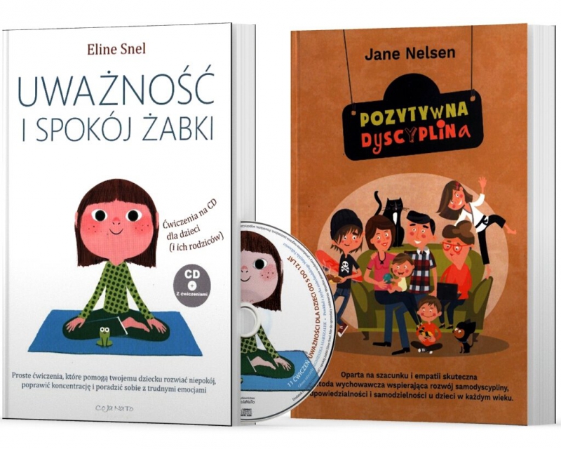 Uważność i spokój żabki + Płyta CD i MP3 Pozytywna dyscyplina