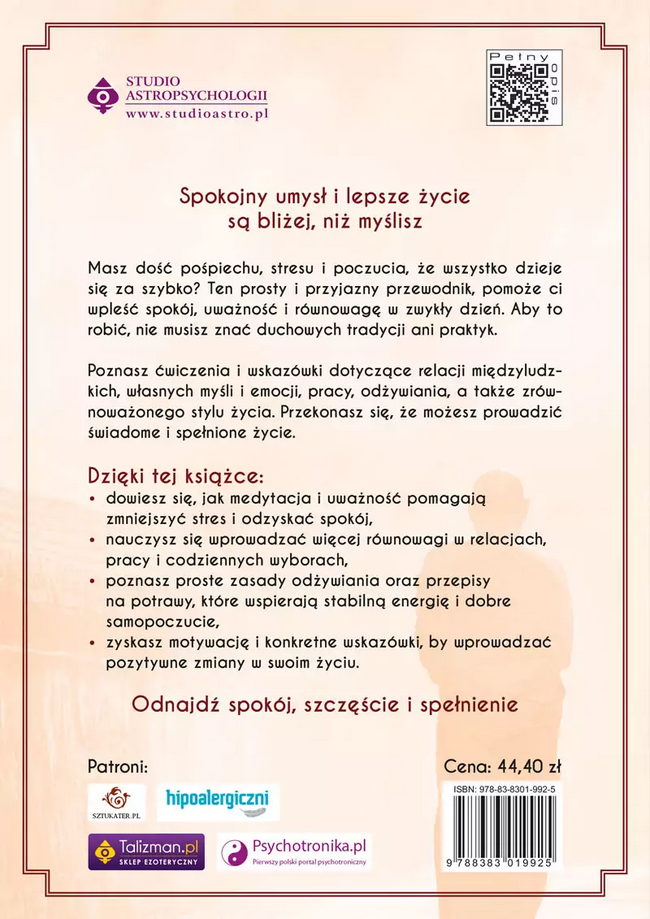 Spacer z Buddą Praktyczne techniki buddyjskie dla uważności, wewnętrznego spokoju i spełnienia