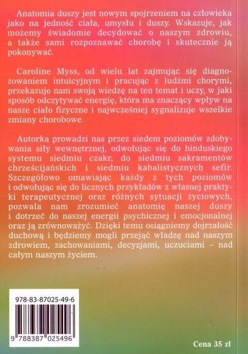 Anatomia duszy Siedem poziomów siły i uzdrawiania