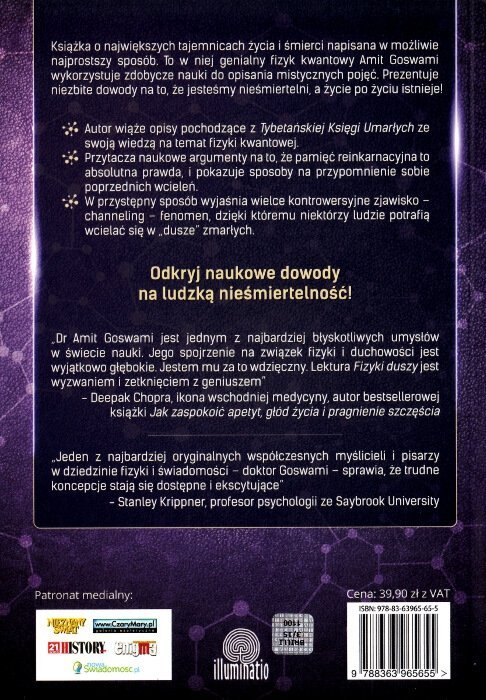 Fizyka duszy Kwantowa księga życia umierania i nieśmiertelności