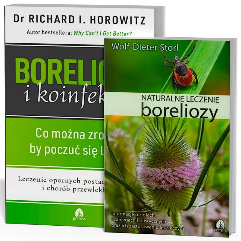 Zestaw 2 w1 Naturalne leczenie boreliozy, Borelioza i koinfekcje Storl