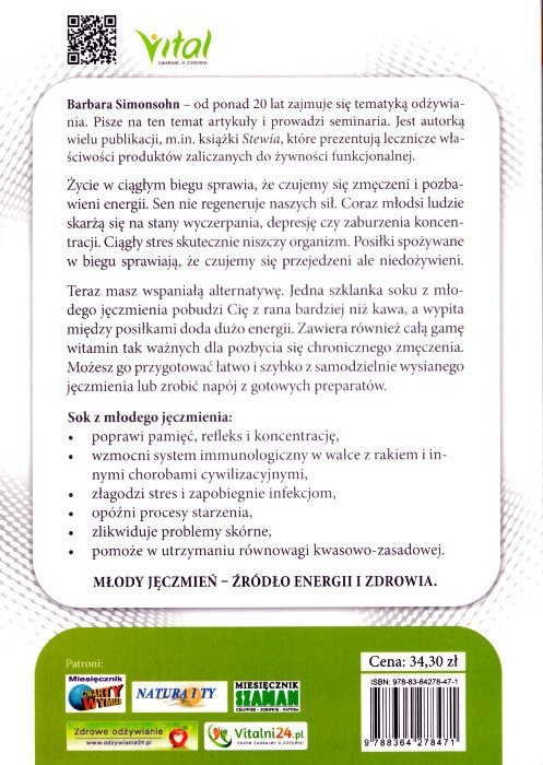 Sok z młodego jęczmienia