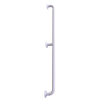 Handlauf für barrierefreies Bad 120 cm weiß ⌀ 32 mm
