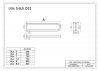Stützgriff für barrierefreies Bad aus rostfreiem Edelstahl 85 cm ⌀ 32 mit Abdeckplatten  