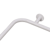 Duschhandlauf Winkelgriff für barrierefreies Bad 50/50 cm weiß ⌀ 32 mm