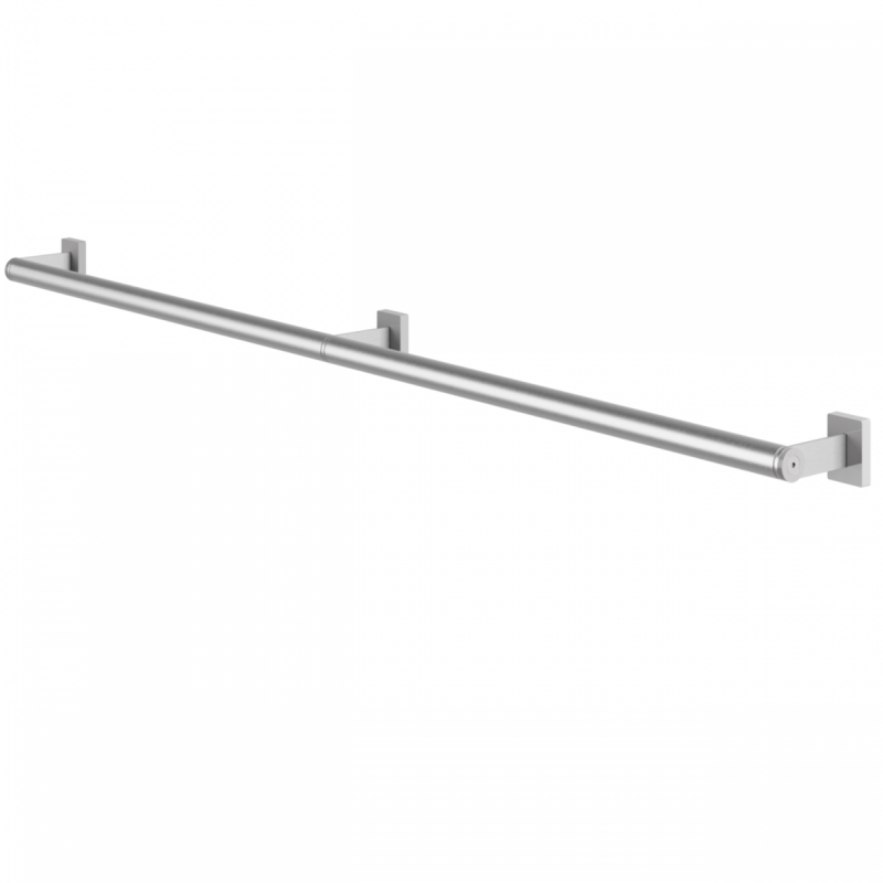 Gerader Handlauf für barrierefreies Bad 140 cm aus rostfreiem Edelstahl ⌀ 32 mm