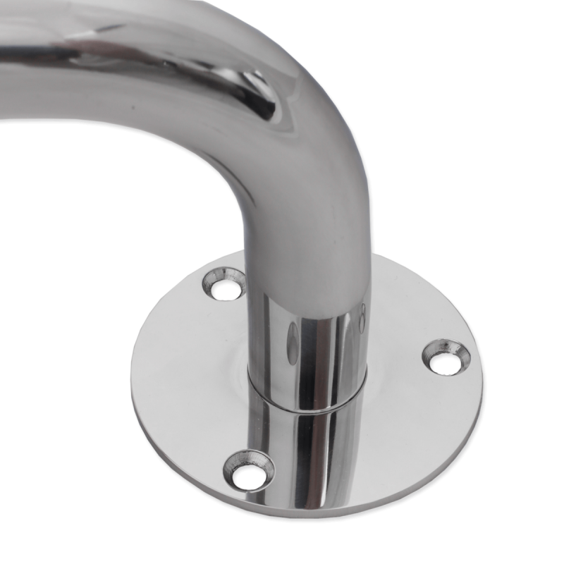 Gerader Handlauf für barrierefreies Bad 190 cm aus rostfreiem Edelstahl ⌀ 25 mm