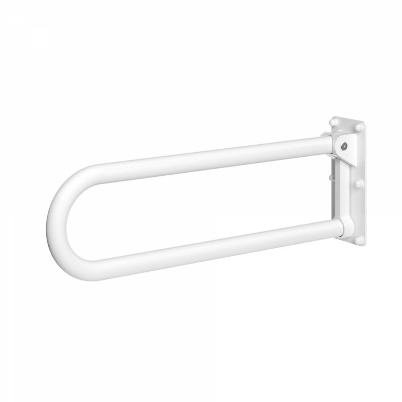 Klappgriff am Waschbecken für barrierefreies Bad weiß 50 cm ⌀ 32 mm