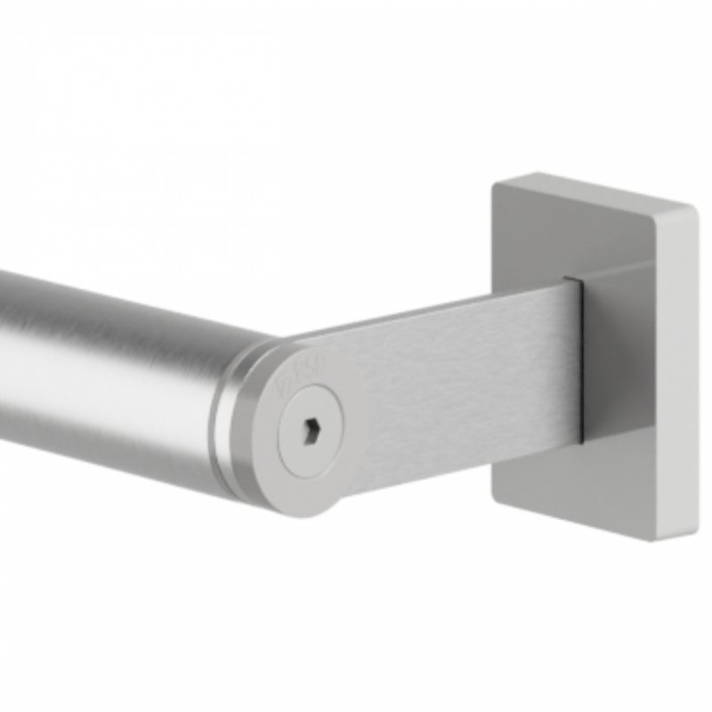 Gerader Handlauf für barrierefreies Bad 200 cm aus rostfreiem Edelstahl ⌀ 32 mm MODULAR