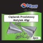CIĘŻAREK PRZELOTOWY MOTYLEK 40gr (2pz) 