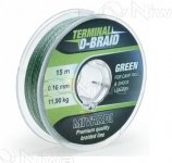 PLECIONKA MIVARDI TERMINAL DYNEEMA - GREEN 0,12mm 