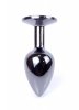 Plug-Jewellery Dark Silver PLUG- Black
