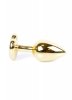 Plug-Jewellery Gold  Heart PLUG- Green