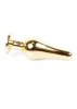 Plug-Jewellery Gold BUTT PLUG- Pink