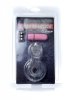 Pierścień-Tongue Vibro CockRing Clear