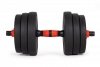 Hantle regulowane 2x15 kg sztanga zestaw 30 kg gryf