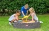 Little Tikes Duża Piaskownica Pień Drzewa Basen z Pokrywą