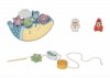TOOKY TOY Kosmiczny Śpiący Księżyc Balansująca Układanka Drewniana Nawlekanka Montessori Kosmos