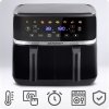Duża frytkownica beztłuszczowa Air fryer Berdsen BD-657 czarna