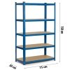 Regał metalowy magazynowy 150 x 75 x 30 Humberg 4842