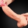 DILDO 10 DUAL LAYER PLATINUM SILICONE COCK