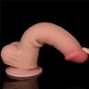 DILDO 8'' SLIDING SKIN DUAL LAYER DONG FLESH