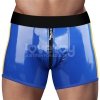 CHIC STRAP-ON SHORTS (32 - 35 CALI W PASIE) NIEBIESKI